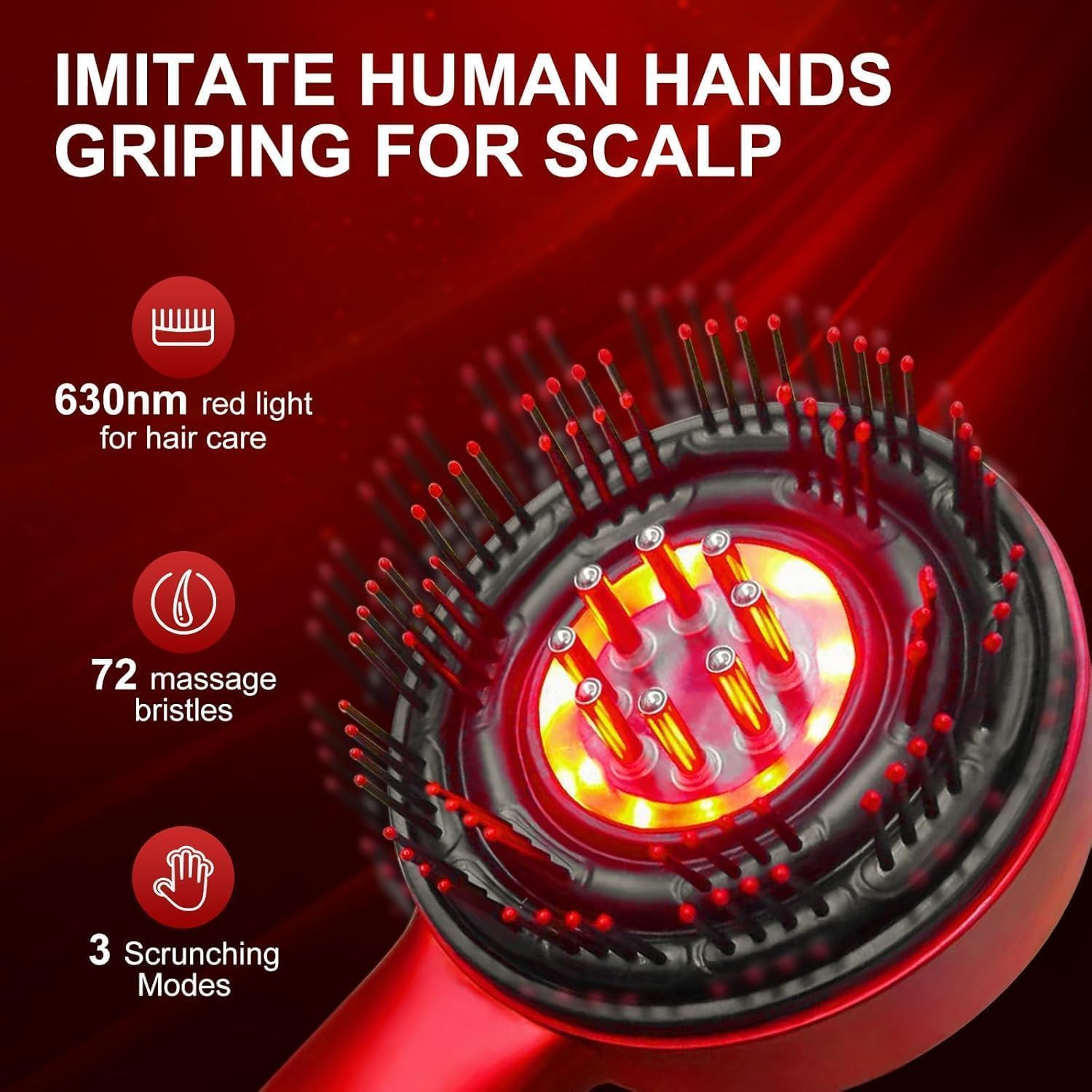 Calmflex Premium Head Scalp Electric Massager Comb