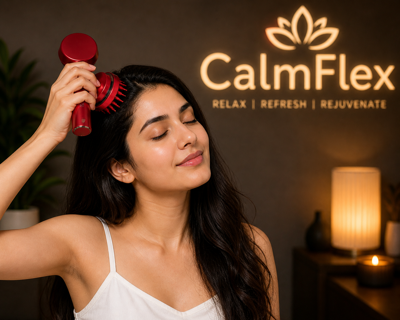 Calmflex Premium Head Scalp Electric Massager Comb