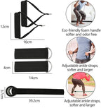 CalmFlex Resistance Bands Set for Exercise, Stretching and Workout