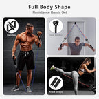 CalmFlex Resistance Bands Set for Exercise, Stretching and Workout