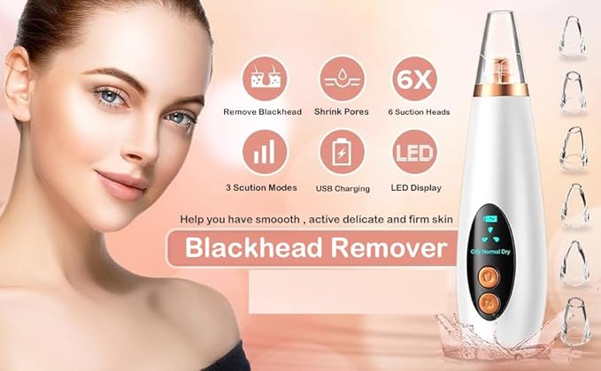 CalmFlex 6 in 1 Multi-function Blackhead Remover Tool