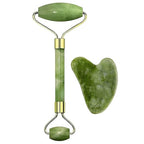 CalmFlex Jade Roller & Gua Sha Set Face Roller