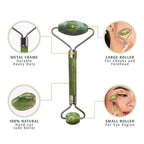 CalmFlex Jade Roller & Gua Sha Set Face Roller